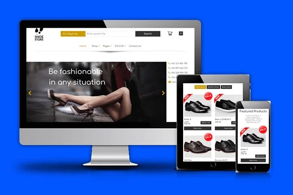 e commerce website web design and development services